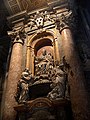 The tomb of Pope Innocent XII has the figures of Caring and Justice.