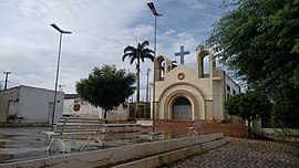 Vista da Praça da Matriz e Igreja de São José Operário.