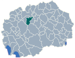 Studeničani – Mappa