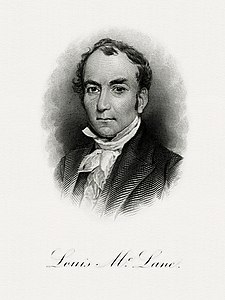Louis McLane, by the Bureau of Engraving and Printing (restored by Godot13)