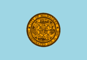 Flag adopted in 1927 and used by the Milwaukee Police Department for ceremonial use