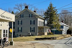 Houses by the former Middle Valley Post Office