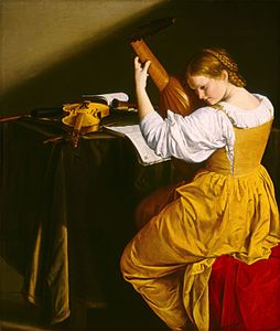 The Lute Player, by Orazio Gentileschi