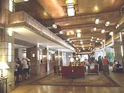 The lobby of the Arizona Biltmore Hotel.