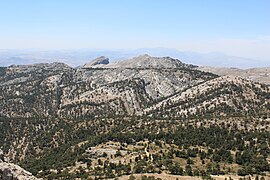 Loma del Cagasebo y pico del Aguilón del Loco, desde el Cerro Cabañas