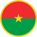 Roundel of the Air Force of Burkina Faso (variant)