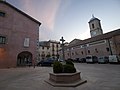 plaza del Monasterio de Santa Maria de Amer (La Selva)