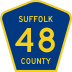 County Route 48 marker