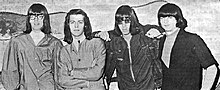 The group in 1966. From left: Rick Andridge, Daryl Hooper, Sky Saxon, and Jan Savage