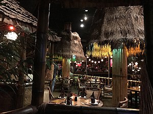 Tonga room restaurant looking towards Hurricane Bar