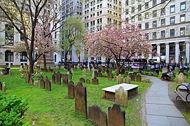 El cementerio de iglesia de la Trinidad, el último aún utilizado en Manhattan