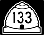 State Route 133 marker