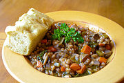 Krupnick (barley and mushroom) soup
