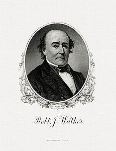 Robert J. Walker, by the Bureau of Engraving and Printing (restored by Godot13)