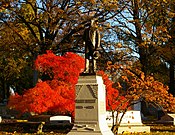 Harry Wright Monument (1897), West Laurel Hill Cemetery, Bala Cynwydd, Pennsylvania.
