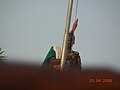 India Pakistan (Wagha) Border Flag Lowering Ceremony Action by CRPF Jawan 2