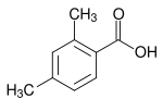 Struktur von 2,4-Dimethylbenzoesäure