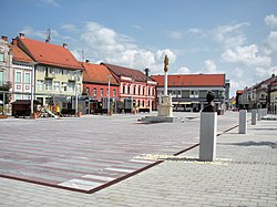 Praça principal em Ljutomer