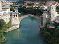 Stari Most in Mostar (1555–1566), built by Sinan's assistant Hayruddin