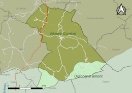 Carte en couleur présentant le(s) SAGE couvrant le territoire communal