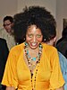 A woman with an Afro at the Tribeca Film Festival, (2007)