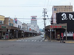 Shopping street of Yuzawa