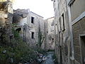 A road in the abandoned old town