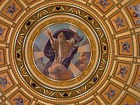 The mosaic of the Saint Stephen's Basilica in Budapest