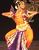 Dancer performing a classical Indian dance