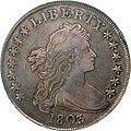 Dólar Draped Bust (A/). (1799 a 1804) [23]