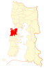 Map of Ancud commune in Los Lagos Region