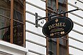 Firmenschild Café Demel im 1. Bezirk