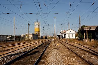 Estação de Alferrarede, em 2009.