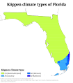 Image 23Köppen climate classification map of Florida. (from Geography of Florida)
