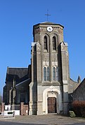 Façade de l'église.