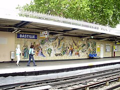 Fresque historique sur la ligne 1.