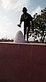 Gandhi statue at Dandi Salt Memorial