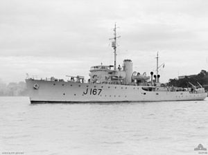 HMAS Gouldburn in 1941