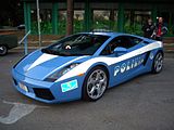 Lamborghini Gallardo från Polizia di Stato.