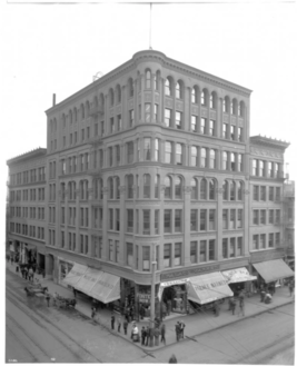 Lankershim Building (1896–1959), SE corner