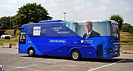 Bus of Jean-Claude Juncker in 2014