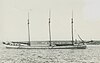 The schooner Miztec before she was converted to a barge