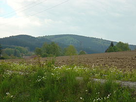 Vue du mont Saint-Rigaud près de Chénelette.