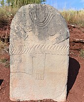 Statue-menhir (copie) du Mas d'Azaïs