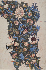 Design for Evenlode textile, Morris, 1883