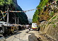 Arniko Highway in Kodari after border with China