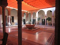 Un patio del parador de Carmona