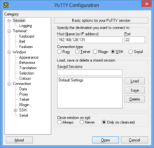 Description de l'image PuTTY 0.62 on Windows 8.png.