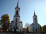 Orthodox and Greek Catholic churches in Ibănești