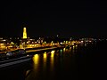 Vue nocturne d'Arnhem.